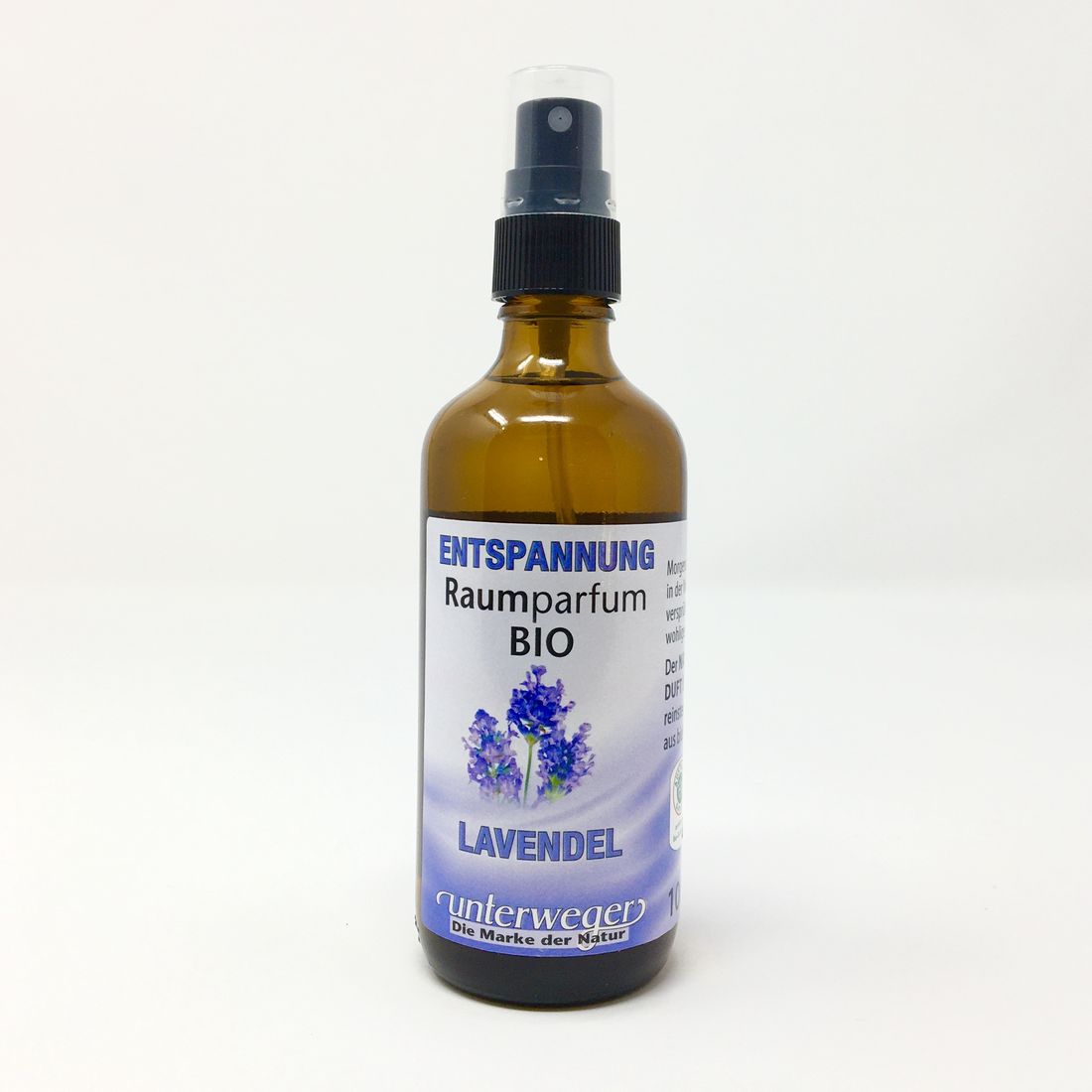 Unterweger ENTSPANNUNG BIO Raumparfum LAVENDEL 100 ml.