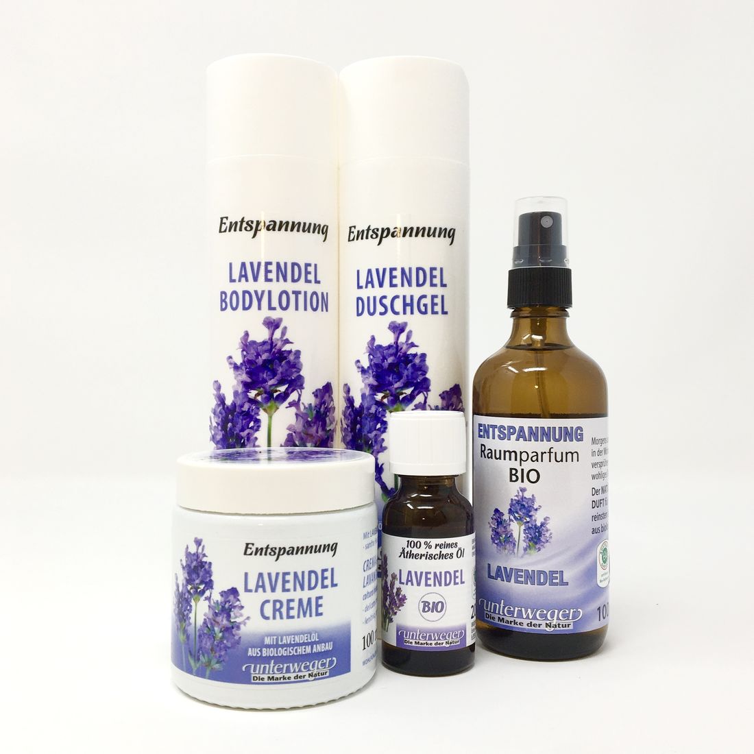 Unterweger ENTSPANNUNG BIO Raumparfum LAVENDEL 100 ml.