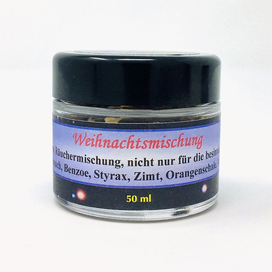 World of Incence Weihnachtsmischung 50 ml Glas
